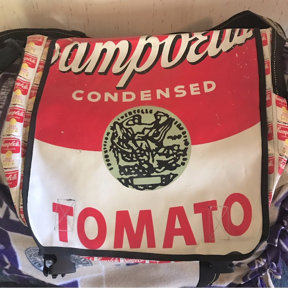 Sophia Bush • Loop NYC Andy Warhol messenger bag